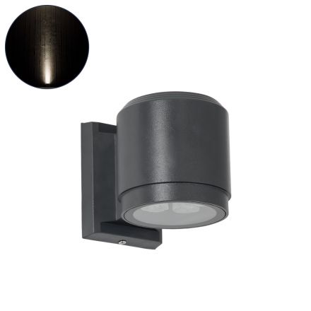 WALLLIGHT-SONA Απλίκα LED 12W 1140lm 5° 24V - IP67 - 4500K - Γκρι Ανθρακί 