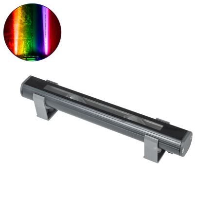 WINDOW-BARI Φωτιστικό Ανάδειξης Παραθύρων & Θυρών LED 12W 1020lm 8x180° DC 24V - IP65 Μ30 x Π4 x Υ3.5cm RGBW DMX512 - Γκρι Ανθρακί 