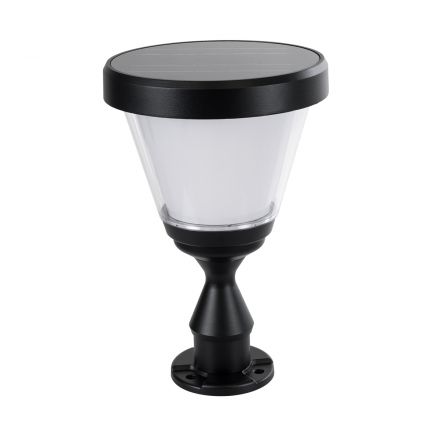 ARVENT Ηλιακό Φωτιστικό Κήπου LED 10W 330lm 120° με Φωτοβολταϊκό Panel 6V 2W & Επαναφορτιζόμενη Μπαταρία Li-ion 3.2V 1800mAh με Αισθητήρα Ημέρας-Νύχτας Αδιάβροχο IP65 Σώμα Αλουμινίου & ABS 6000K