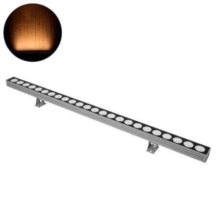 WASHER-JAVIA Wall Washer LED 48W 3840lm 5° DC 24V - IP67 - 2200K - Γκρι Ανθρακί - 100cm