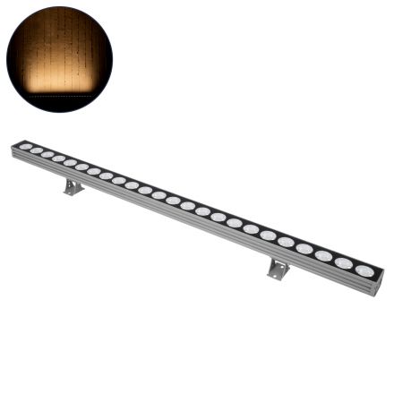 WASHER-JAVIA Wall Washer LED 48W 4080lm 5° DC 24V - IP67 - 2700K - Γκρι Ανθρακί - 100cm