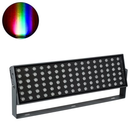 FLOOD-ZANA Wall Washer για Φωτισμό Κτιρίων LED 200W 17000lm 30° 24V - IP65 - RGBW DMX512 - Γκρι Ανθρακί