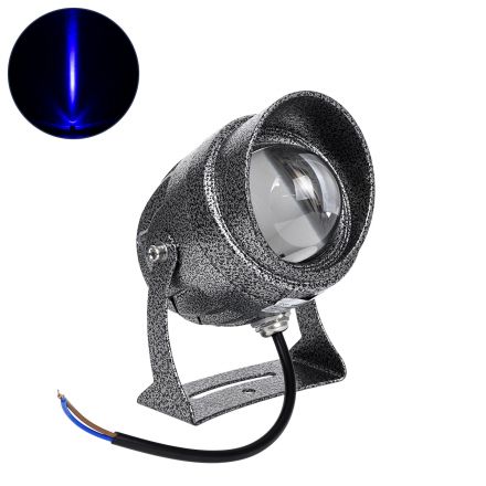 SPOT-XENIA Wall Washer LED 16W 3° 24V - IP65 - Μπλε - Σφυρήλατο Γκρι 