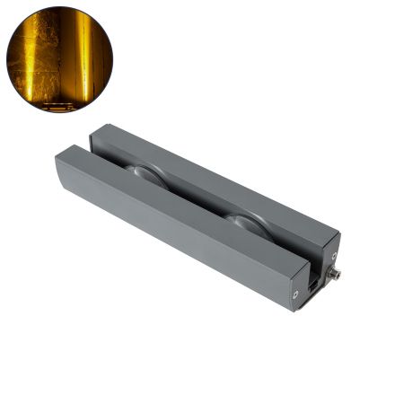 WINDOW-ARTE Φωτιστικό Ανάδειξης Παραθύρων & Θυρών LED 18W 1620lm 8x180° DC 24V - IP67 - 2700K - Γκρι Ανθρακί 