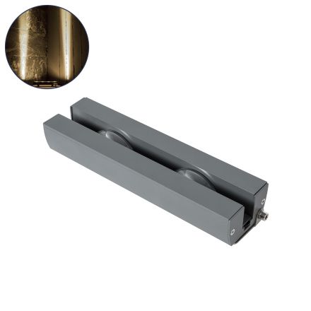 WINDOW-ARTE Φωτιστικό Ανάδειξης Παραθύρων & Θυρών LED 18W 1710lm 8x180° DC 24V - IP67 - 4500K - Γκρι Ανθρακί 