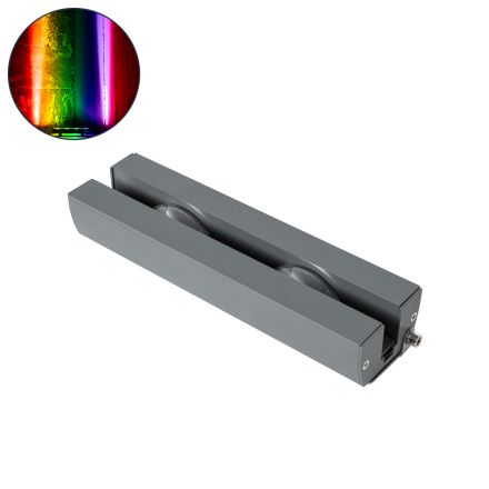 WINDOW-ARTE Φωτιστικό Ανάδειξης Παραθύρων & Θυρών LED 18W 1530lm 8x180° DC 24V - IP67 - RGBW DMX512 - Γκρι Ανθρακί 