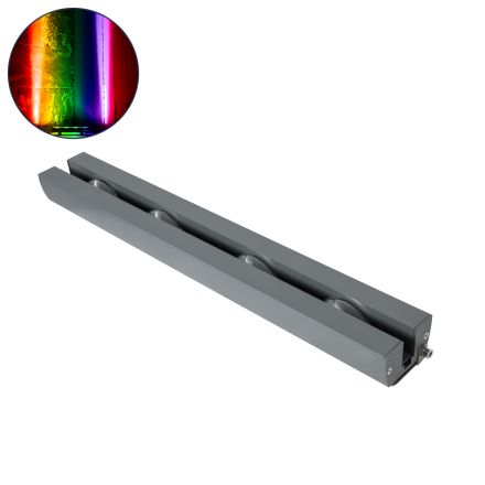 WINDOW-ARTE Φωτιστικό Ανάδειξης Παραθύρων & Θυρών LED 36W 3060lm 8x180° DC 24V - IP67 - RGBW DMX512 - Γκρι Ανθρακί 