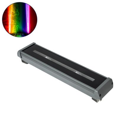 WINDOW-RAFI Φωτιστικό Ανάδειξης Παραθύρων & Θυρών LED 18W 1530lm 8x180° DC 24V - IP67 - RGBW DMX512 - Γκρι Ανθρακί 
