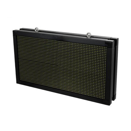 DISPLAY 90796 LED Scrolling Display 64x32cm Κυλιόμενη Ψηφιακή Πινακίδα / Επιγραφή Διπλής Όψης P10 LED SMD AC 220-240V Λειτουργία μέσω Wi-Fi με Εφαρμογή APP Αισθήτηρας Θερμοκρασίας και Υγρασίας Αδιάβροχο IP65 Ψυχρό Λευκό 6000K