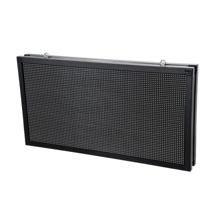 DISPLAY 90815 LED Scrolling Display 96x48cm Κυλιόμενη Ψηφιακή Πινακίδα / Επιγραφή Διπλής Όψης P10 LED SMD AC 220-240V Λειτουργία μέσω Wi-Fi με Εφαρμογή APP Αισθήτηρας Θερμοκρασίας και Υγρασίας Αδιάβροχο IP65 Μ102 x Π11 x Υ54.5cm Πορτοκαλί