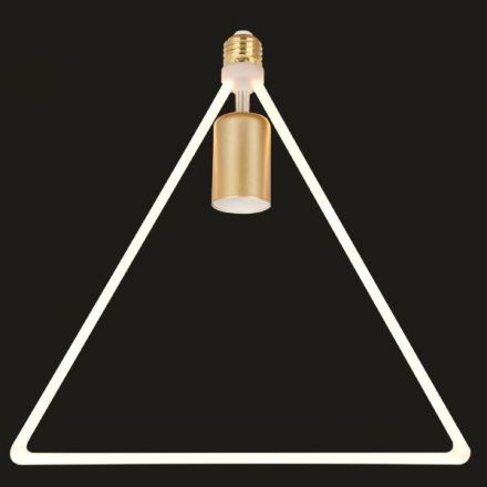 Λάμπα LED Soft Filament Τρίγωνο 12W 2700K Dimmable Frost