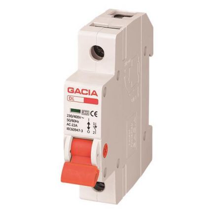 Ραγοδιακοπτης 1X40A Gacia