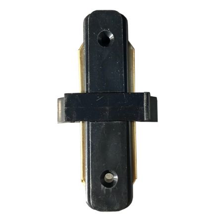 60849 Μονοφασικός Connector 2 Καλωδίων Συνδεσμολογίας Γιώτα (Ι) για Μαύρη Ράγα Οροφής