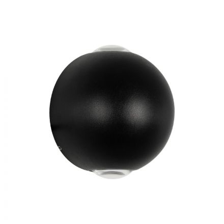 VEGA 60672 Μοντέρνο Φωτιστικό Τοίχου Απλίκα LED 6W 750lm 30° 2700K Μαύρο Ματ