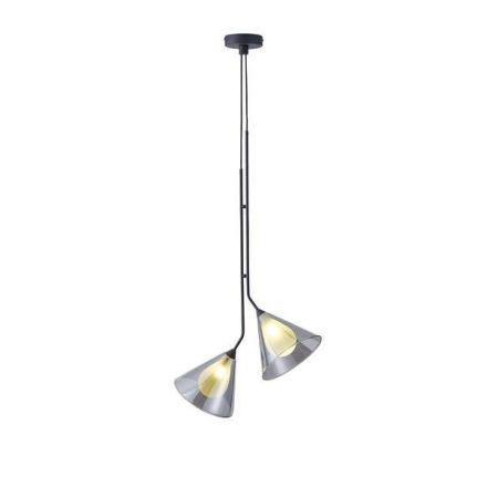 Φωτιστικό Κρεμαστό Γυαλί Δίφωτο G9 MAX 2x10W 410x1800mm ΦΙΜΕ Arte Illumina DELTA