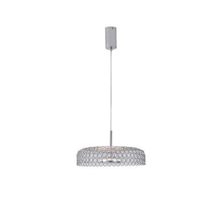Κρεμαστό Φωτιστικό Μέταλλο Μονόφωτο LED 10W 1080Lm - Ασημί - PERFORATO