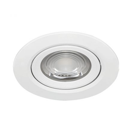 Στρογγυλό Χωνευτό LED Spot 10W 3000K Λευκό
