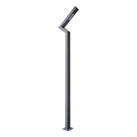 ZAPOPAN 90838 Φωτιστικό Urban Light Πλατείας/Πάρκου LED 30W 4080lm 120° AC 220-240V Αδιάβροχο IP65 IK09 Φυσικό Λευκό 5000K - LUMILEDs SMD Chip & MEANWELL Driver - Γκρι Ανθρακί - Μ75 x Π14 x Υ360cm - 5 Χρόνια Εγγύηση
