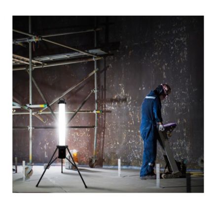 WORKING LIGHT LED Επαγγελματικό Φωτιστικό Εργασίας - Τρίποδο ή Κρεμαστό - 65W 6000lm 360° - IP65 με Αντοχή Κρούσης IK08 Φ70 x Υ130cm - 6500K