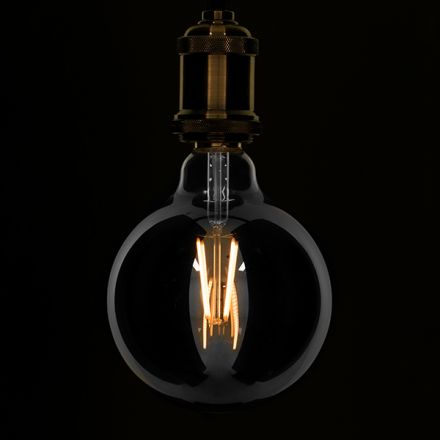 Λάμπα G125 Γλόμπος LED LONG FILAMENT 8W 800 lm 320° - Φιμέ Γυαλί - 2700K - Dimmable