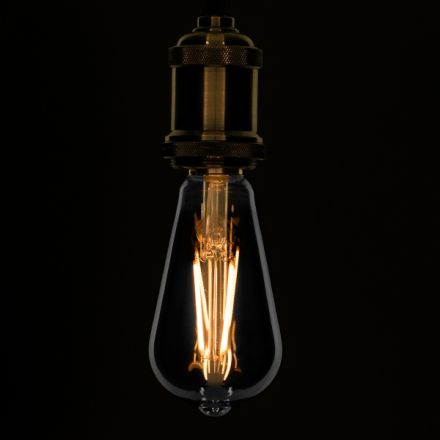 Λάμπα E27 ST64 LED LONG FILAMENT 8W 800 lm 320° - Φιμέ Γυαλί - 2700K - Dimmable