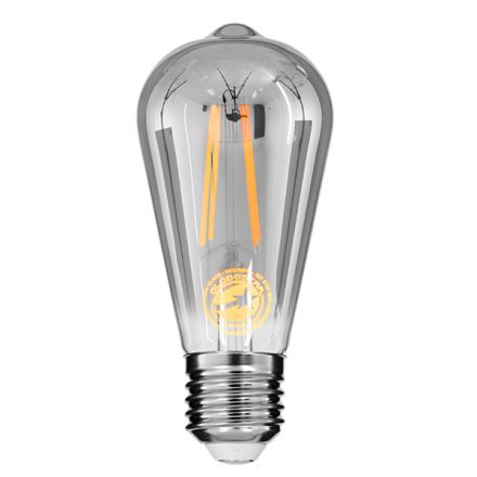 Λάμπα E27 ST64 LED LONG FILAMENT 10W 1000 lm 320° - Φιμέ Γυαλί - 2700K - Dimmable