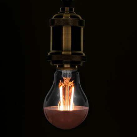 Λάμπα A60 - Ανεστραμμένο Χάλκινο Καθρέπτη LED FILAMENT 8W 840 lm 320° - 2200K - Dimmable
