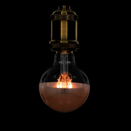 Λάμπα G80 με Ανεστραμμένο Χάλκινο Καθρέπτη LED FILAMENT 4W 400 lm 320° - 2200K - Dimmable