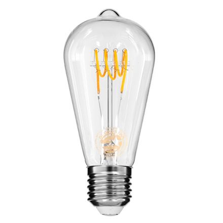 Λάμπα ST64 LED SOFT T SPIRAL FILAMENT 6W 510 lm 320° - 2700K - Dimmable