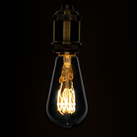 Λάμπα ST64 LED SOFT T SPIRAL FILAMENT 6W 510 lm 320° - 2700K - Dimmable