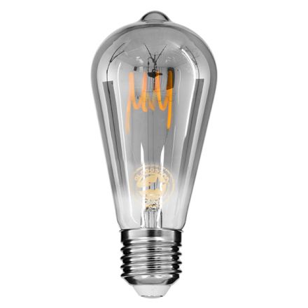 Λάμπα ST64 Αχλάδι LED SOFT T SPIRAL FILAMENT 6W 470 lm 320° - Φιμέ Γυαλί - 2700K - Dimmable
