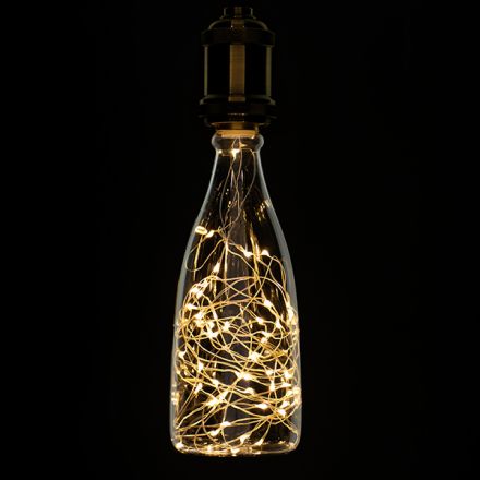 Λάμπα Deco Bottle Copper String 3W 240 lm Edison Retro Διάφανο Γυαλί 2700K