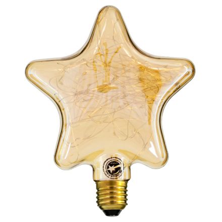 Λάμπα Deco Star Copper String 2W 150 lm Edison Retro Μελί 2200K