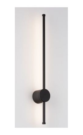Απλίκα εξωτερικού χώρου LED 12W 3000K - Μαυρη