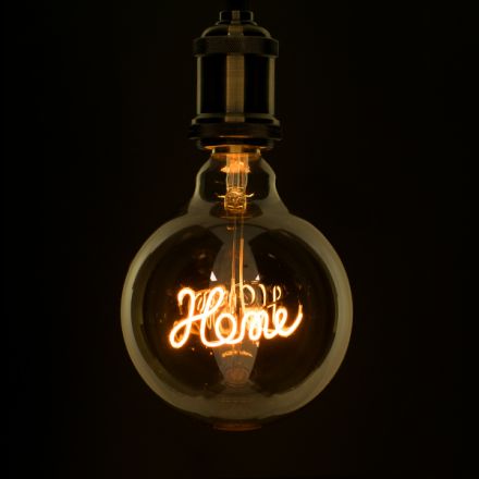  Λάμπα LED Filament G125 HOME 2.4W 204lm 360° 2200K Μελί - Dimmable