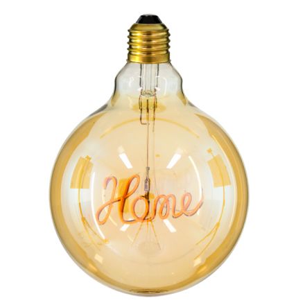  Λάμπα LED Filament G125 HOME 2.4W 204lm 360° 2200K Μελί - Dimmable