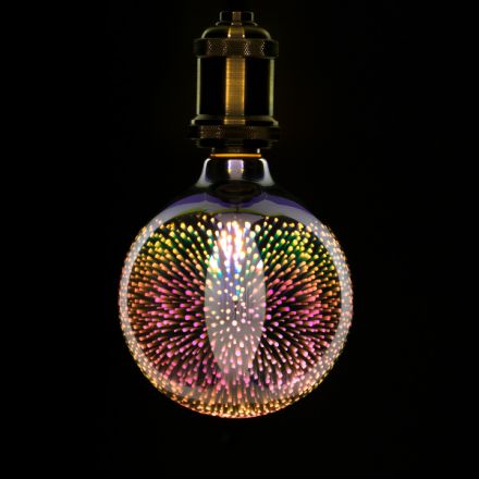 Λάμπα LED G125 3D Galaxy Effect 3W 201lm 360°2700K Galaxy Mirror- Dimmable  
