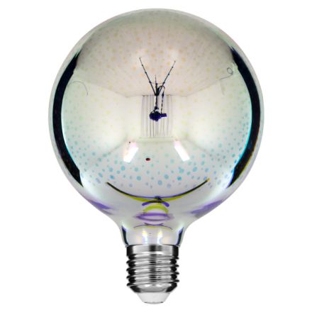 Λάμπα LED G125 3D Galaxy Effect 3W 201lm 360°2700K Galaxy Mirror- Dimmable  