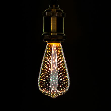 Λάμπα LED ST64 3D Galaxy Effect 3W 201lm 360° 2700K Galaxy Mirror  - Dimmable