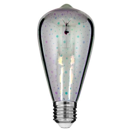 Λάμπα LED ST64 3D Galaxy Effect 3W 201lm 360° 2700K Galaxy Mirror  - Dimmable