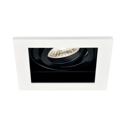 Τετράγωνο Χωνευτό LED Spot MR16 Beta 10x10cm Λευκό