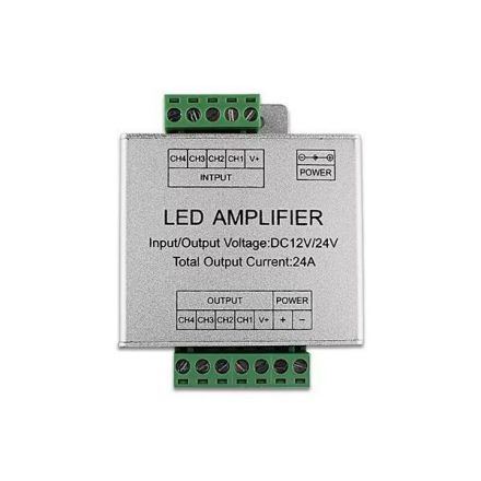 Ενισχυτης Σηματος Για Rgbw Ταινία Dc 6Ax4 288W/12V 576W/24V