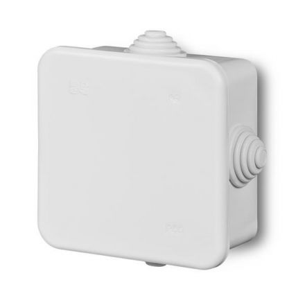 Μπουάτ Εξωτερικό 80x80x42 IP55 Λευκό IK04