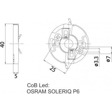  Cubalux Ντουί Για LED COB 8500/G2