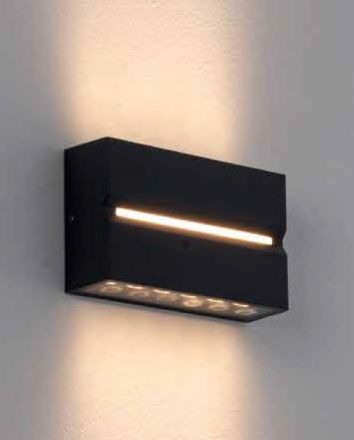 Zambelis Lights Απλίκα LED 15W Αλουμίνιο Up-Down IP54