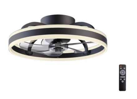 Ανεμιστήρας Οροφής 30W - Μαύρο-Λευκό/ Dimmable