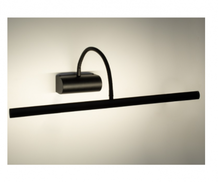 TROIS Απλίκα Καθρέπτη - Πίνακα LED 12W 1400lm 120° - IP44 - 4500K - Μαύρο