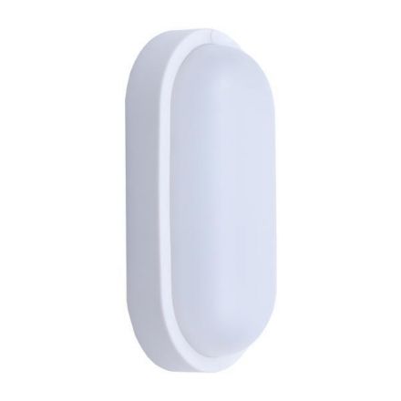 Φωτιστικό Τοίχου Οβάλ LED 12W 205X105X54 3000K IP54 Λευκό PLUS Arte Illumina