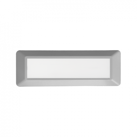 ACA Απλίκα Τοίχου Ορθογώνια LED 4W 230V AC IP65 3000K