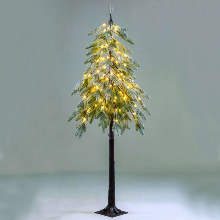 Χιονισμένο Δέντρο 56 LED Λαμπάκια Θερμά 120cm IP44
